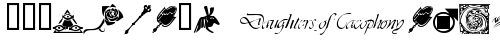 WWVampire Dingbats Regular truetype шрифт