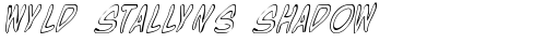 Wyld Stallyns Shadow Shadow truetype шрифт бесплатно