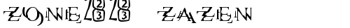 Zone23_zazen Normal font TrueType gratuito