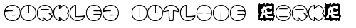 Zurklez Outline (BRK) Regular TrueType-Schriftart
