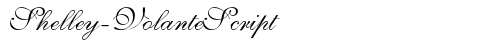 Shelley-VolanteScript A free truetype font