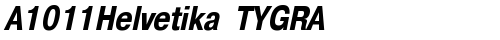 A1011Helvetika  TYGRA Condensed truetype шрифт бесплатно