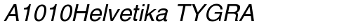 A1010Helvetika TYGRA Italic truetype шрифт бесплатно