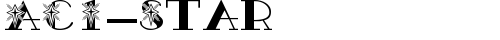 AC1-Star Regular truetype шрифт