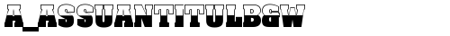 a_AssuanTitulB&W Bold truetype шрифт