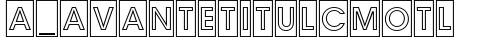 a_AvanteTitulCmOtl Bold truetype font