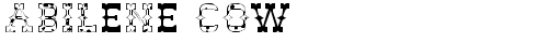 Abilene Cow Regular truetype шрифт
