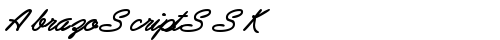 AbrazoScriptSSK BoldItalic truetype шрифт