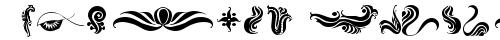 Absinth Flourishes I Regular truetype шрифт