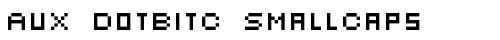 AuX DotBitC SmallCaps Regular truetype шрифт бесплатно