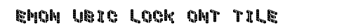 DemonCubicBlockFont Tile Regular truetype шрифт