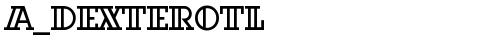 a_DexterOtl Regular truetype font