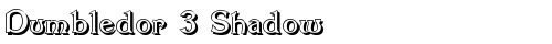 Dumbledor 3 Shadow Regular truetype шрифт бесплатно