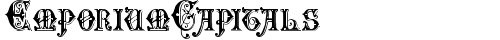 EmporiumCapitals Roman truetype font