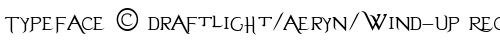 Evanescent Regular truetype шрифт