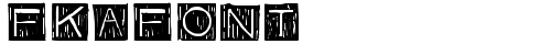FKAFont Regular truetype font