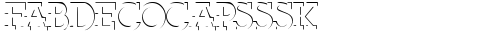 FabDecoCapsSSK Regular truetype шрифт
