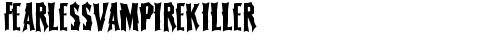 FearlessVampireKiller Regular truetype шрифт