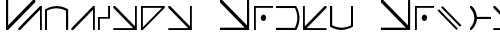 Futurama Alien Alphabet Two Regular truetype шрифт
