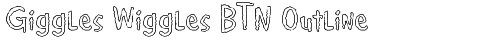Giggles Wiggles BTN Outline Regular free truetype font