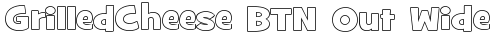 GrilledCheese BTN Out Wide Regular Truetype-Schriftart kostenlos