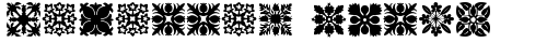 Hawaiian Quilt1 Regular truetype шрифт