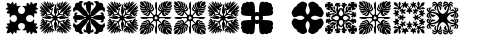 Hawaiian Quilt3 Regular truetype шрифт