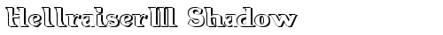 Hellraiser3 Shadow Shadow truetype шрифт