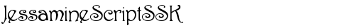 JessamineScriptSSK Regular TrueType-Schriftart