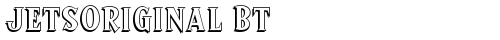 JetsOriginal BT Regular truetype шрифт