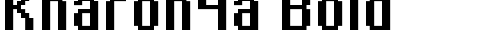 Kharon4a Bold Regular truetype font