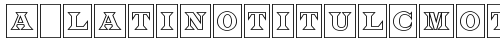 a_LatinoTitulCmOtl Regular truetype шрифт
