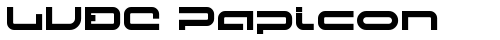 LVDC Papicon Regular truetype шрифт
