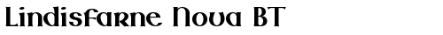 Lindisfarne Nova BT Bold Truetype-Schriftart kostenlos