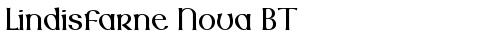 Lindisfarne Nova BT Roman truetype шрифт