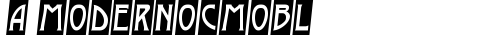 a_ModernoCmObl Regular truetype font