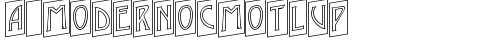 a_ModernoCmOtlUp Regular free truetype font