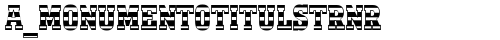 a_MonumentoTitulStrNr Regular truetype font