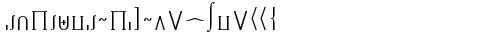 MachadoMathExtensionSSK Regular truetype шрифт