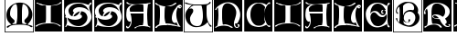 MissalUncialeBricks Regular truetype font