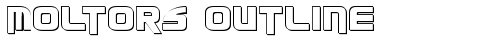 Moltors Outline Outline truetype fuente