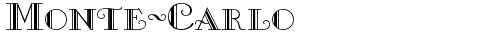 Monte-Carlo Regular truetype font