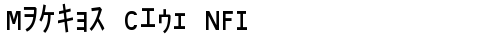 Matrix Code NFI Regular truetype font
