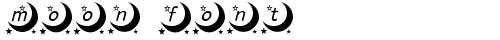 moon font Regular TrueType-Schriftart