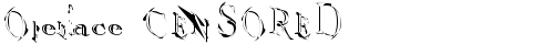 Openface CENSORED Regular truetype font