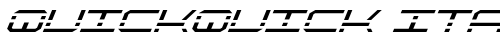 QuickQuick Italic Italic TrueType-Schriftart