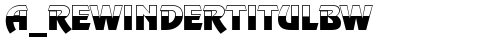 a_RewinderTitulBW Bold truetype шрифт
