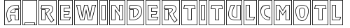 a_RewinderTitulCmOtl Regular truetype font