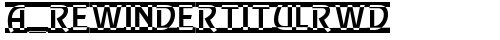 a_RewinderTitulRwD Regular truetype шрифт