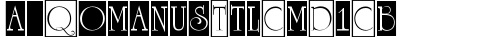 a_RomanusTtlCmD1Cb Regular truetype font